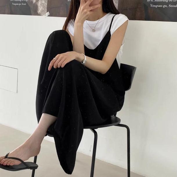 Vネックキャミサロペット 5996-画像8-韓国ファッション通販POPREA［ポップリア］