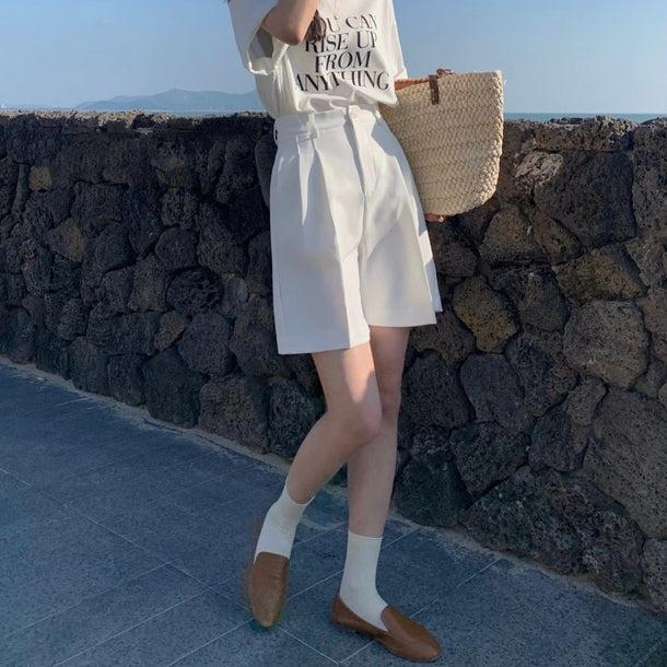 センタープレスショートパンツ﻿﻿ 6048-画像8-韓国ファッション通販POPREA［ポップリア］