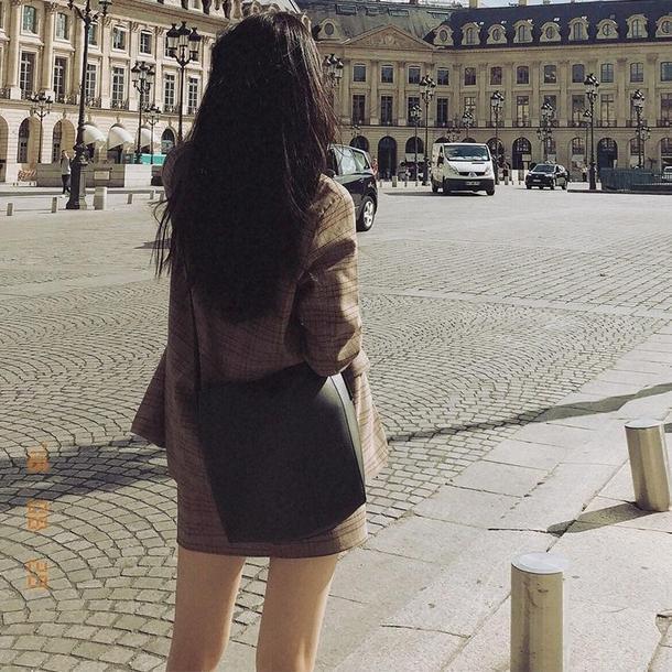 チェックミニツーピーススーツ 6366-画像8-韓国ファッション通販POPREA［ポップリア］