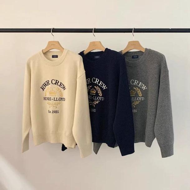 RWR CREW ロゴニット﻿ 6178-画像8-韓国ファッション通販POPREA［ポップリア］