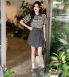 ミニラップスカート 6076-画像8-韓国ファッション通販POPREA［ポップリア］