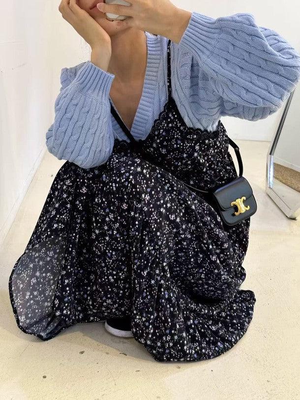 小花柄キャミソールワンピース﻿﻿ 6518-画像8-韓国ファッション通販POPREA［ポップリア］