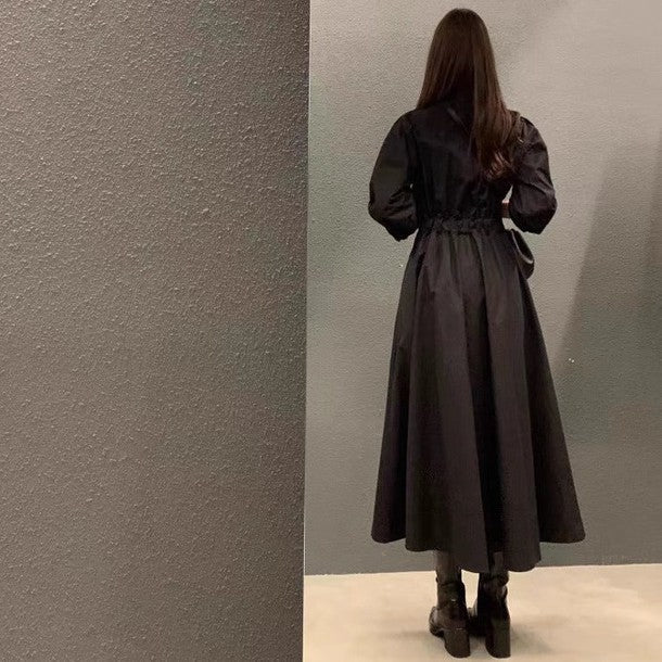 ハイウエストシャツワンピース﻿ 6446-画像8-韓国ファッション通販POPREA［ポップリア］