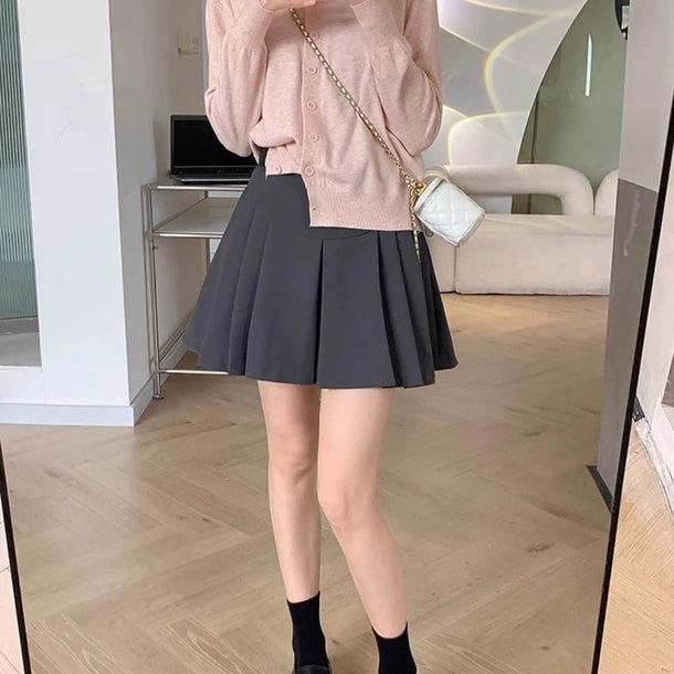 クルーネックニットカーディガン 6170-画像9-韓国ファッション通販POPREA［ポップリア］