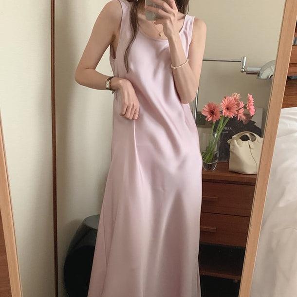 バックオープンリボンワンピース﻿ 6097-画像9-韓国ファッション通販POPREA［ポップリア］