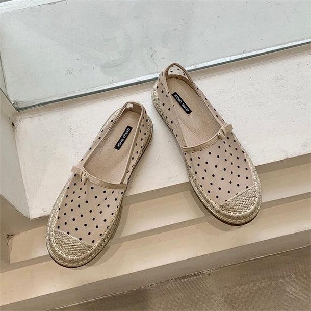 シースルードットエスパドリーユシューズ﻿﻿ 6115-画像9-韓国ファッション通販POPREA［ポップリア］