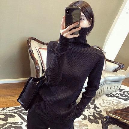 フィンガーホールタートルネックリブニット 6551-画像9-韓国ファッション通販POPREA［ポップリア］