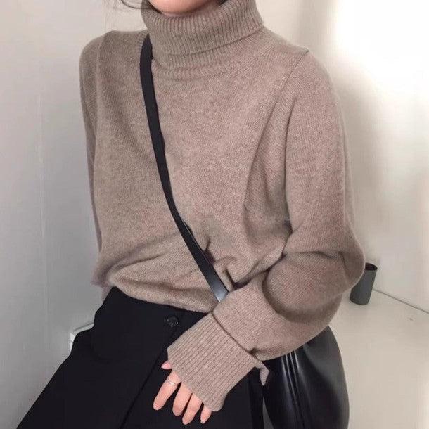 袖コンシャスタートルネックニット﻿﻿﻿﻿﻿﻿ 6275-画像9-韓国ファッション通販POPREA［ポップリア］