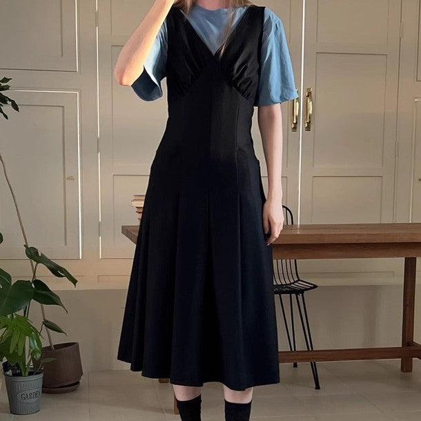 ウエストスリムジャンパースカート﻿ 6558-画像9-韓国ファッション通販POPREA［ポップリア］