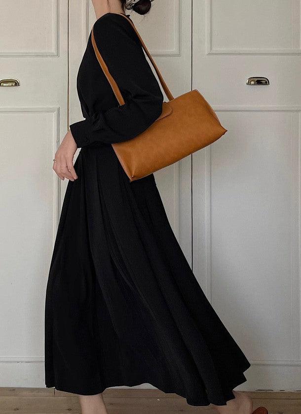 ボックススカートシルエットワンピース 6354-画像9-韓国ファッション通販POPREA［ポップリア］