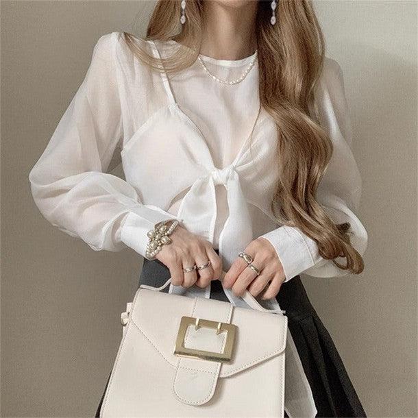 ドッキングキャミソールブラウス 6488-画像9-韓国ファッション通販POPREA［ポップリア］