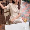 バックリボン刺繍シアーワンピース 6659-画像9-韓国ファッション通販POPREA［ポップリア］