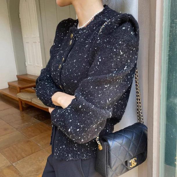 リブルニットカーディガン 6385-画像9-韓国ファッション通販POPREA［ポップリア］