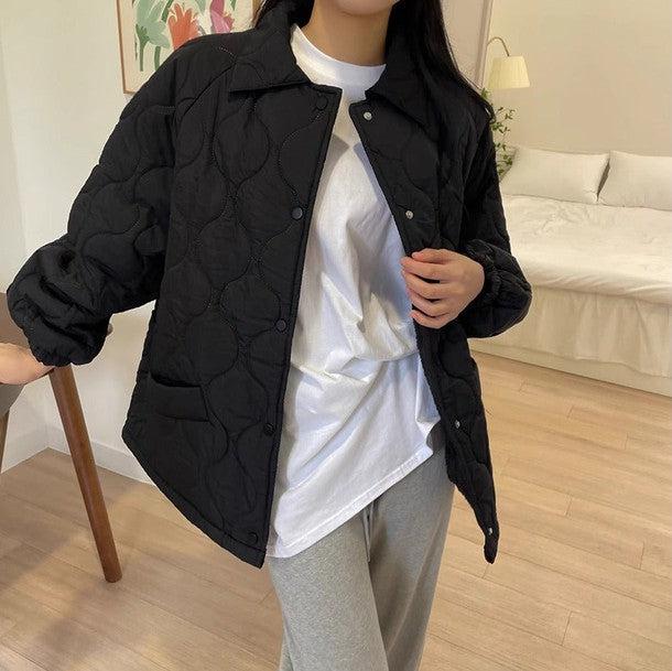 キルティングオーバーコーチジャケット﻿ 6249-画像9-韓国ファッション通販POPREA［ポップリア］