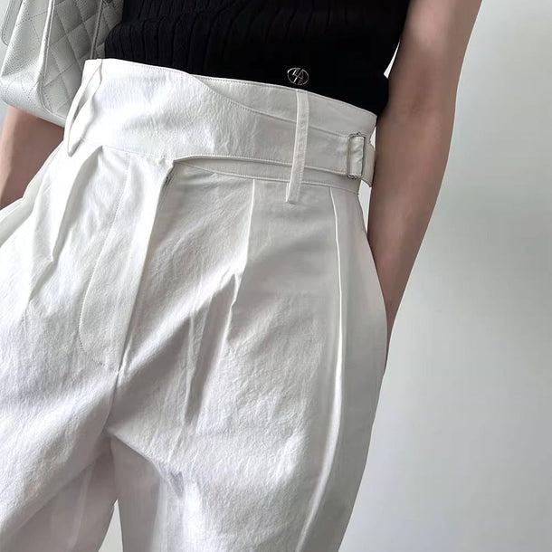 ハイウエストビジョワイドパンツ﻿ 6045-画像9-韓国ファッション通販POPREA［ポップリア］