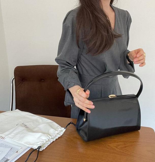 Vネックハイウエストワンピース﻿ 6149-画像9-韓国ファッション通販POPREA［ポップリア］