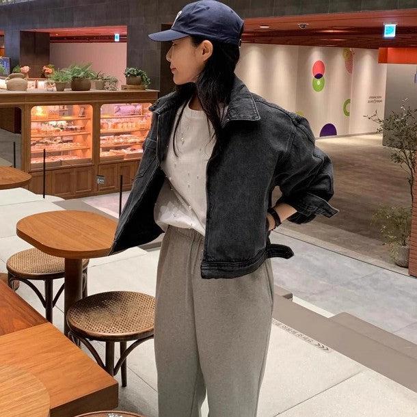 パールコンパクトTシャツ 6536-画像9-韓国ファッション通販POPREA［ポップリア］