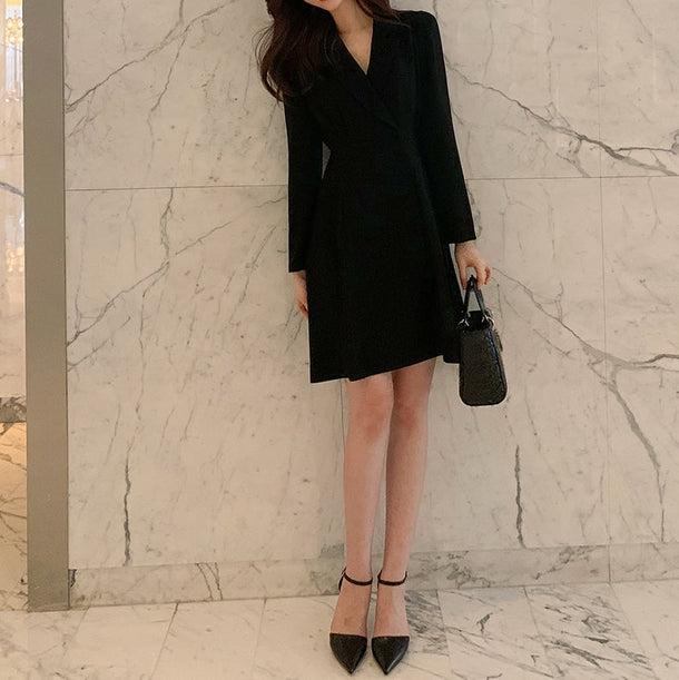 ダブルジャケットワンピース﻿ 6186-画像9-韓国ファッション通販POPREA［ポップリア］