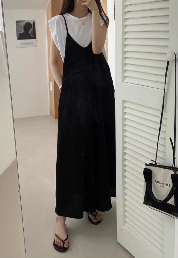 Vネックキャミサロペット 5996-画像9-韓国ファッション通販POPREA［ポップリア］