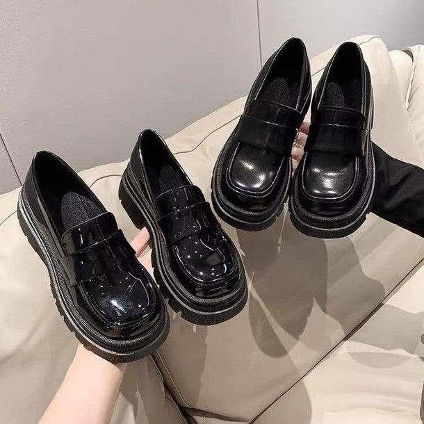 【美品】ALKA ローファーパンプス5.5cm黒38＋シューキーパー 美品】ALKA ローファーパンプス5.5cm黒38＋シューキーパー 楽天