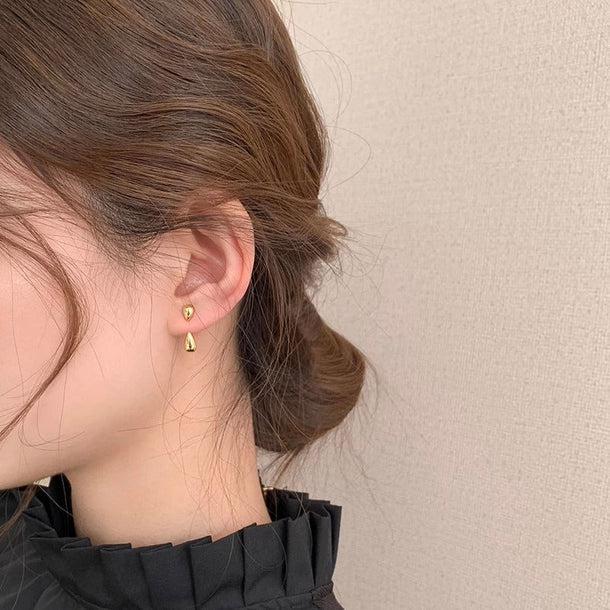 ドロップメタルピアス 6168-画像1-韓国ファッション通販POPREA［ポップリア］