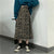 ヒョウ柄ロングスカート 6655-画像1-韓国ファッション通販POPREA［ポップリア］