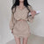 ハーフジップショートパーカー＆スカート 6548-画像1-韓国ファッション通販POPREA［ポップリア］