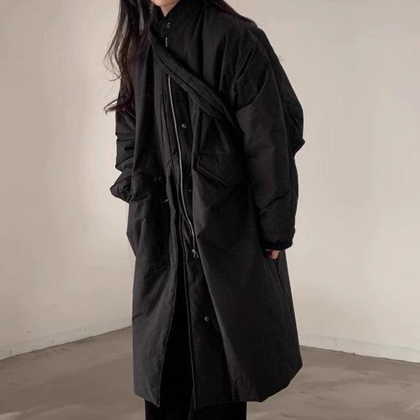 ルーズカジュアルウォームコート 6312-画像1-韓国ファッション通販POPREA［ポップリア］