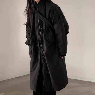 ルーズカジュアルウォームコート 6312-画像1-韓国ファッション通販POPREA［ポップリア］