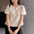 クラシックパフクロップドブラウス 6670-画像1-韓国ファッション通販POPREA［ポップリア］