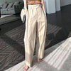 ハイウエストビジョワイドパンツ﻿ 6045-画像1-韓国ファッション通販POPREA［ポップリア］