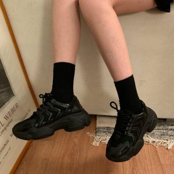 ブラックダッドスニーカー 2447の商品画像_1