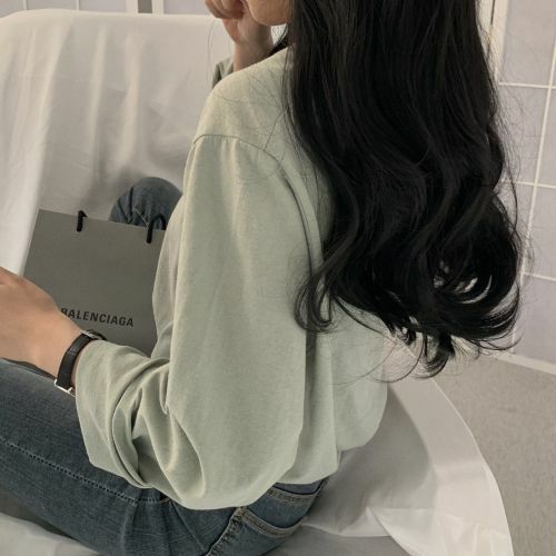 くすみカラーラウンドネックロンTee 2282の商品画像_11