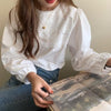 バルーンスリーブレースブラウス 2621-画像1-韓国ファッション通販POPREA［ポップリア］