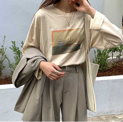 ルーズイラストロングTee 2532の商品画像_2