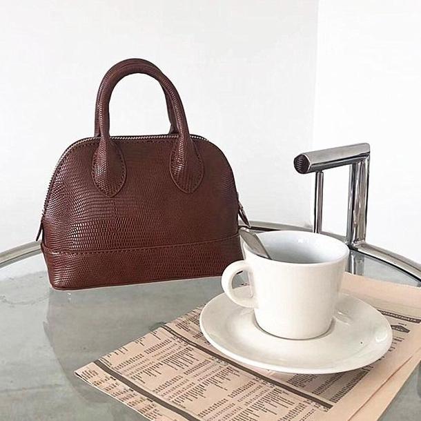 クロコ ミニカラーバッグ 2895-brown_お取り寄せ28954-画像6-韓国ファッション通販POPREA［ポップリア］