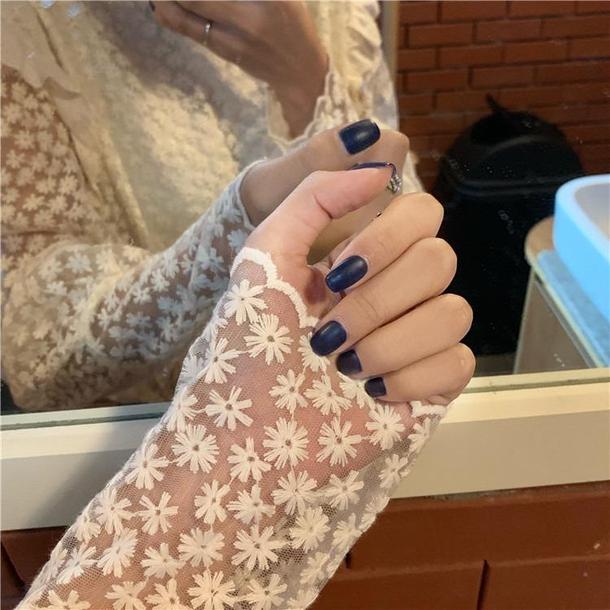 フリルフローラルレーストップス 2908-お取り寄せ2908-画像11-韓国ファッション通販POPREA［ポップリア］