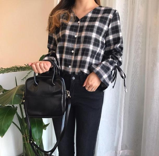 スクエアミニショルダーバッグ 2910-お取り寄せ2910-画像2-韓国ファッション通販POPREA［ポップリア］