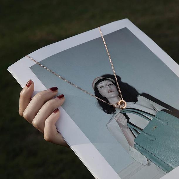 ダブルリングネックレス 2921-お取り寄せ2921-画像6-韓国ファッション通販POPREA［ポップリア］