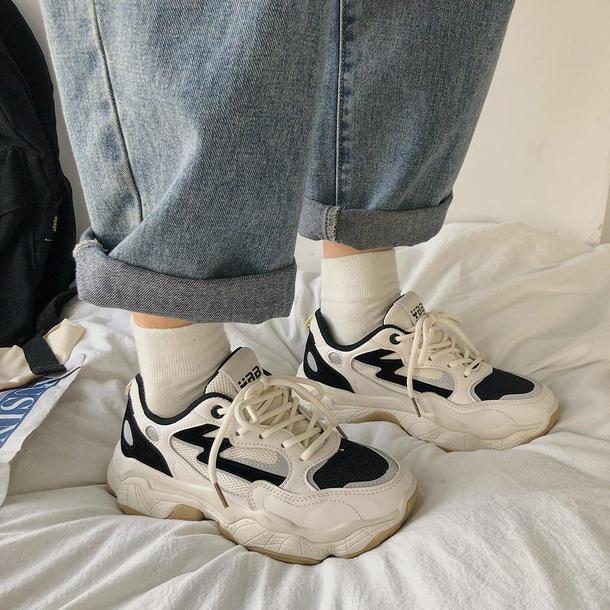 厚底ダッドシューズ 3154-black/35(22.5cm)315411-画像5-韓国ファッション通販POPREA［ポップリア］