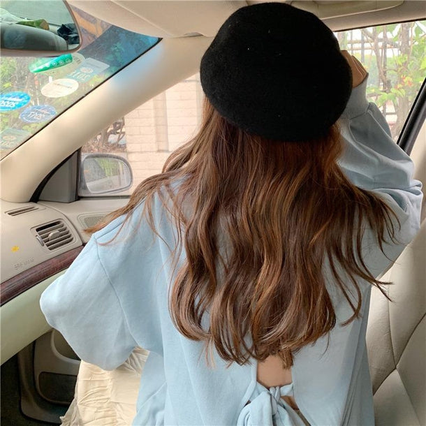 バックリボンスウェット 3179-お取り寄せ3179-画像10-韓国ファッション通販POPREA［ポップリア］