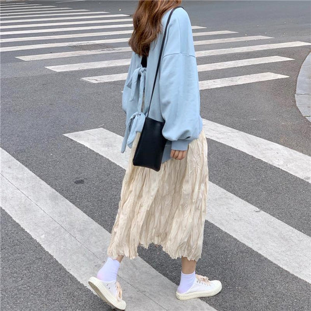 バックリボンスウェット 3179-お取り寄せ3179-画像5-韓国ファッション通販POPREA［ポップリア］