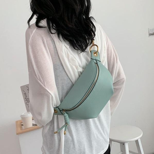 チェーンショルダーバッグ 3180-green_お取り寄せ31802-画像2-韓国ファッション通販POPREA［ポップリア］