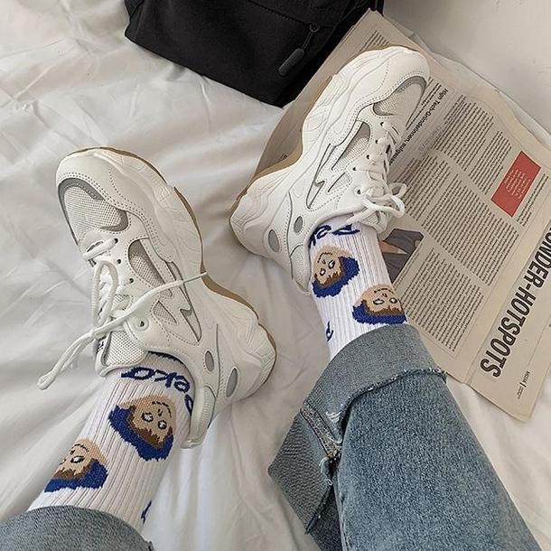 カジュアルダッドシューズ 3225-white/35(22.5cm)_お取り寄せ32251-画像2-韓国ファッション通販POPREA［ポップリア］