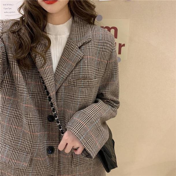 ニュークラッシックティラードジャケット 3226-お取り寄せ3226-画像2-韓国ファッション通販POPREA［ポップリア］