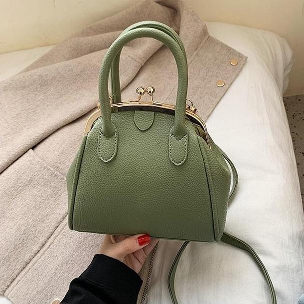 パステルガマグチ2WAYバッグ 3240-green_お取り寄せ32403-画像4-韓国ファッション通販POPREA［ポップリア］