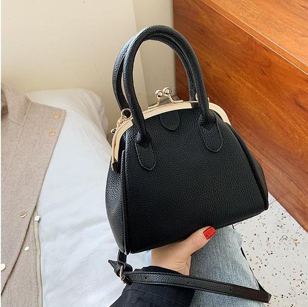 パステルガマグチ2WAYバッグ 3240-black_お取り寄せ32404-画像5-韓国ファッション通販POPREA［ポップリア］