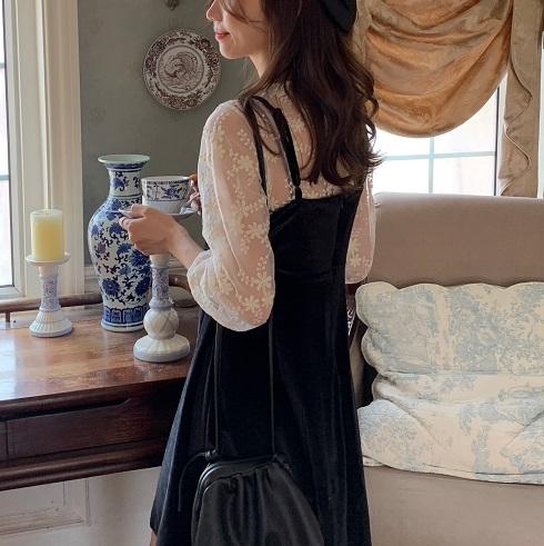 フラワーシースルービスチェセット 3277-お取り寄せ3277-画像3-韓国ファッション通販POPREA［ポップリア］