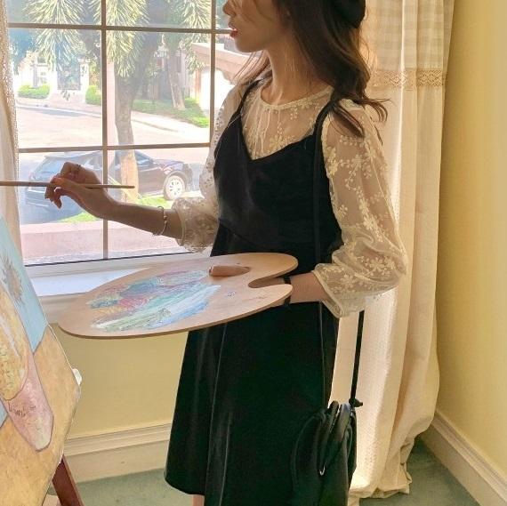 フラワーシースルービスチェセット 3277-お取り寄せ3277-画像9-韓国ファッション通販POPREA［ポップリア］