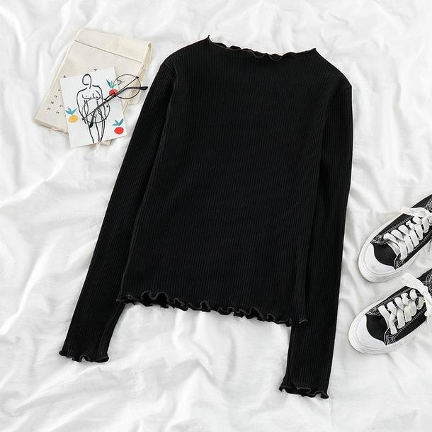 メロウリブトップス 3291-black_お取り寄せ32914-画像11-韓国ファッション通販POPREA［ポップリア］